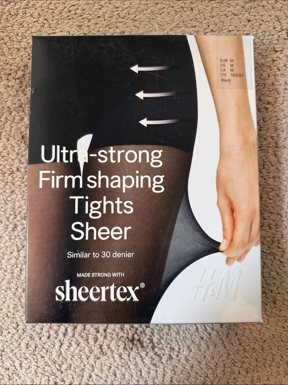 H&M Sheertex Ultra-Strong Firm Shaping Sheer Tights